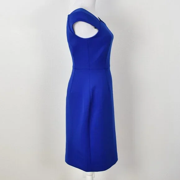 Calvin Klein Scuba Short Sleeve Sheath Dress NEW - 4 - Picture 6 of 9